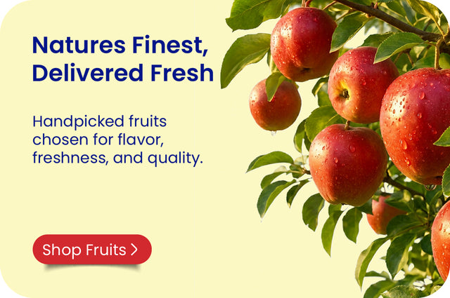 Fresh fruits banner