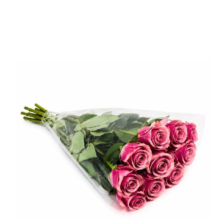 Roses, Authentic fresh-cut flowers in a protective sleeve, from Sharbatly.