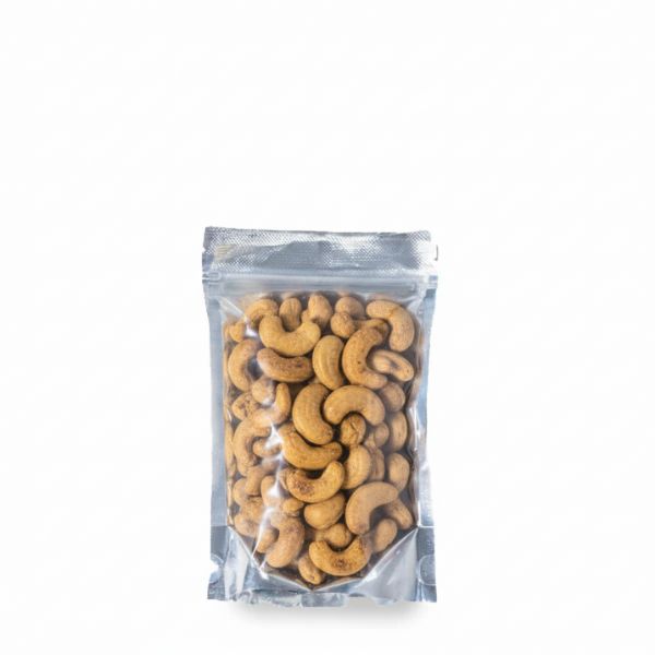 Roasted cashews from Fresh Nuts in a 0.25 kg pack, showcasing golden, crunchy nuts on a white background.