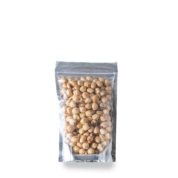 Roasted hazelnuts from Fresh Nuts in a 0.25 kg pack, showing whole, golden-brown nuts ready for snacking or baking.