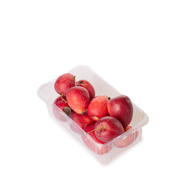 Sharbatly mini candy apples and crab fruit in a 0.45 kg pack, featuring colorful apple-shaped candies and fresh crab fruits.