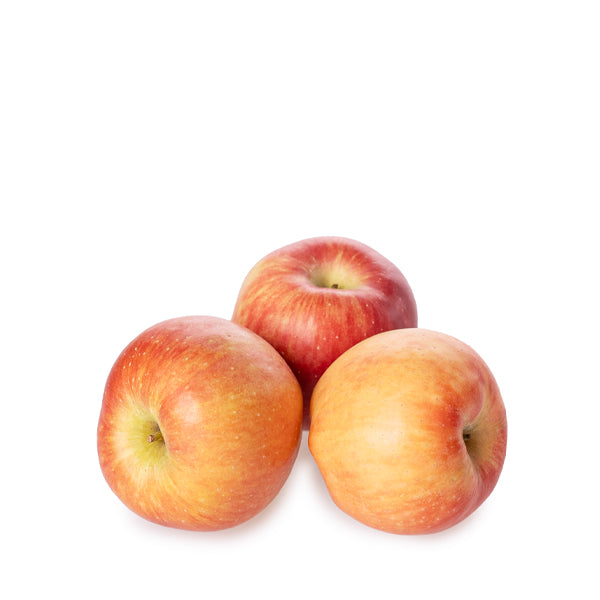 Fresh Fuji apples from Sharbatly, 1 kg pack, showing bright red skin and crisp texture in a natural fruit display.