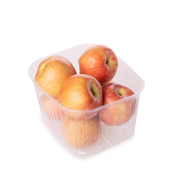 Fresh Fuji apples from Sharbatly in a 1 kg pack, showcasing bright red skin and crisp texture.