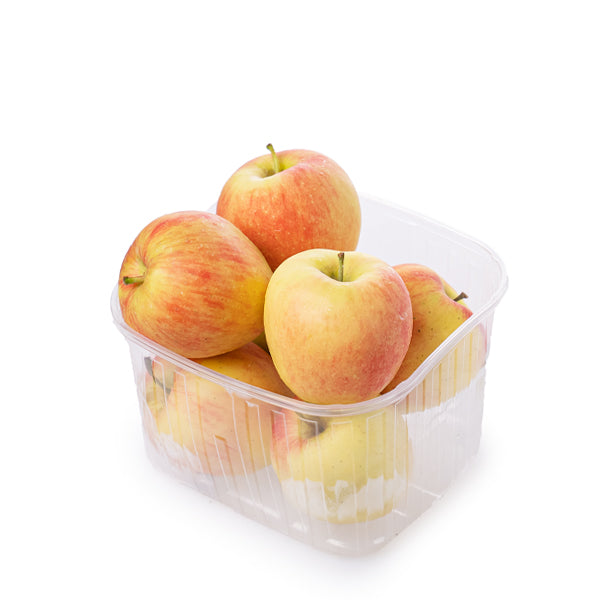 Fresh Gold Rose apples in a 1 kg pack, showcasing vibrant gold-colored flowers from the Sharbatly brand.