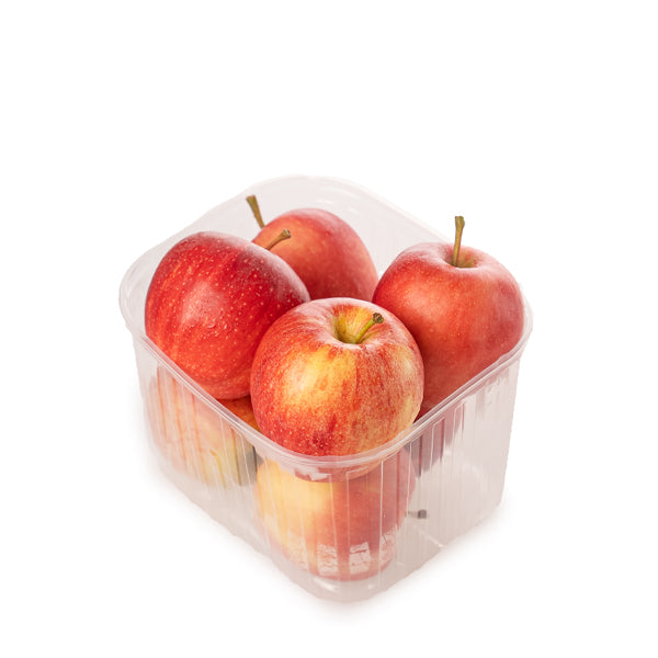 Fresh Royal Gala apples from Sharbatly, 1 kg pack, showcasing shiny red fruit with smooth skin and vibrant color.