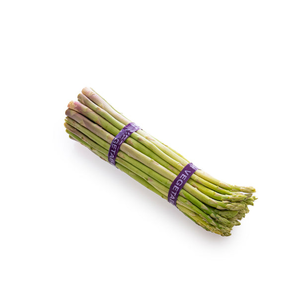 Fresh green Thai asparagus in a 0.45 kg pack, vibrant and crisp vegetable from Thailand, ideal for healthy cooking.