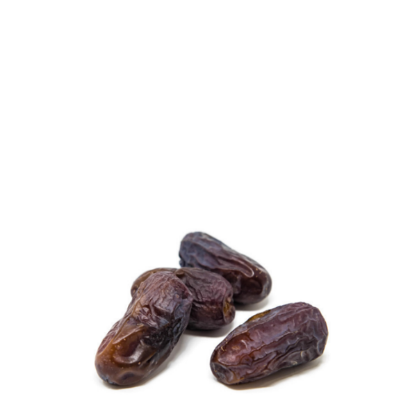 Pack of Sharbatly Ambar dates, 0.50 kg, showing fresh, glossy dates with a natural brown color and textured surface.