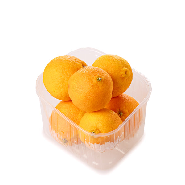 Sharbatly 1 kg fruit easypeeler in bright orange color, designed for easy peeling of citrus fruits.