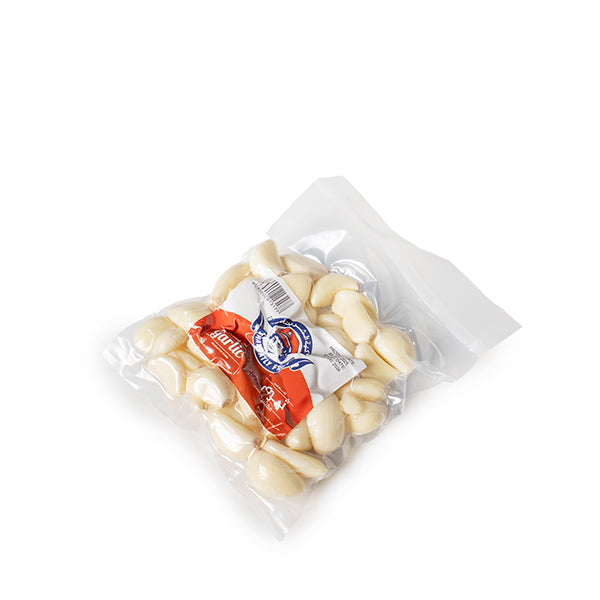 Peeled garlic cloves in a 0.15 kg pack from Sharbatly, fresh vegetable ready for cooking or seasoning.