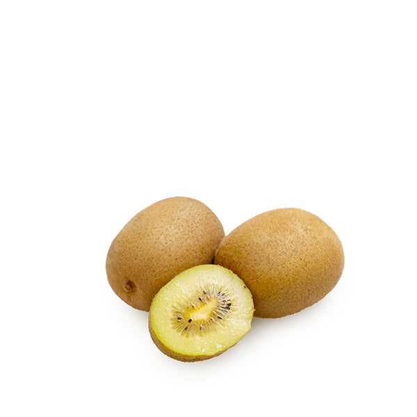 Fresh yellow kiwi fruit from Sharbatly, 0.45 kg pack, showcasing vibrant skin and juicy interior.
