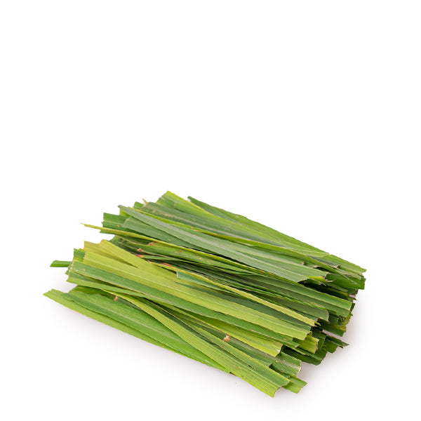 Organic lemon grass leaves herb in a 0.15 kg pack, showcasing fresh, green lemon grass leaves from Naqwat Al Nana.