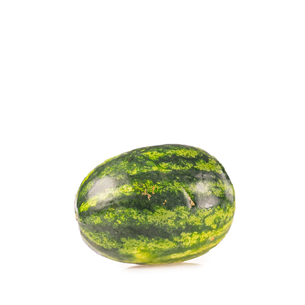 Fresh watermelon red Thai fruit from Thailand, premium quality, single piece, showcasing vibrant color and juicy interior.