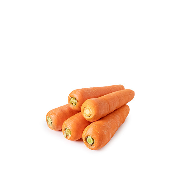 Extra large carrots in a 10 kg carton by Sharbatly, fresh, vibrant orange vegetables in a cardboard box.