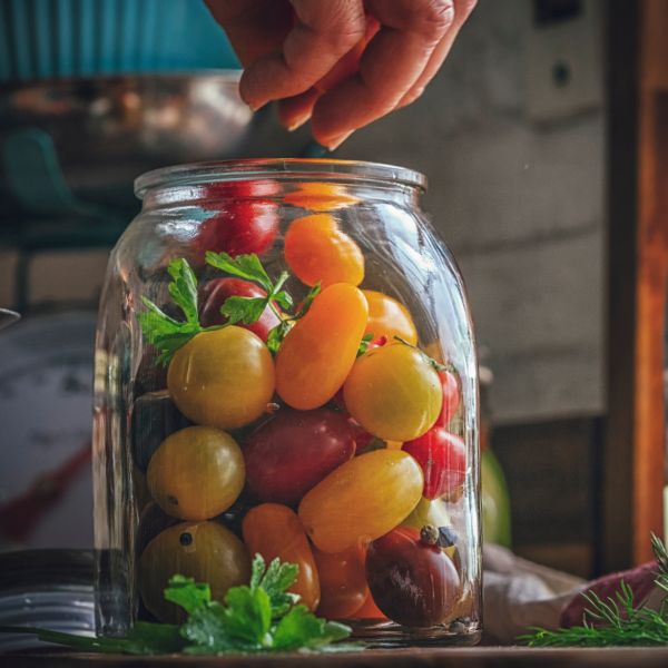 Nadec Candy Mix Plum Tomatoes in a 0.25 kg pack, fresh colorful vegetables with ripe, vibrant red and yellow tomatoes.