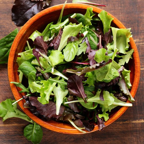 Fresh hydroponic lettuce mix from Babul in a 0.125 kg pack, showcasing vibrant leafy greens ideal for salads and healthy meals.