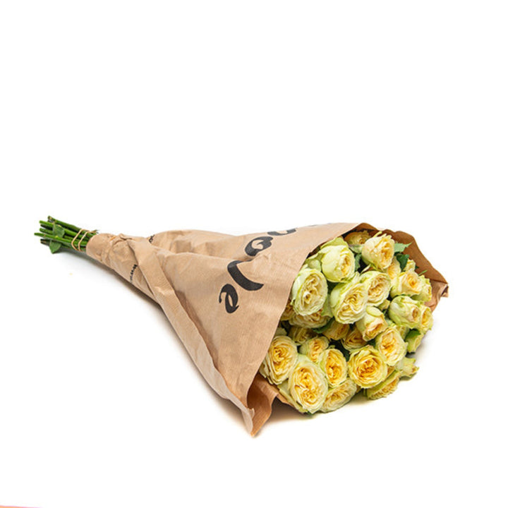Bouquet of 10 spray roses from Vegpro Kenya, garden-grown flowers, perfect for yoga trendsetter decor or floral arrangements.