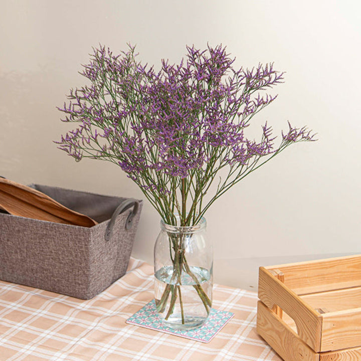 Dark blue Safora Limonium flower stems by Black Tulip, featuring 10 vibrant blooms perfect for floral arrangements.