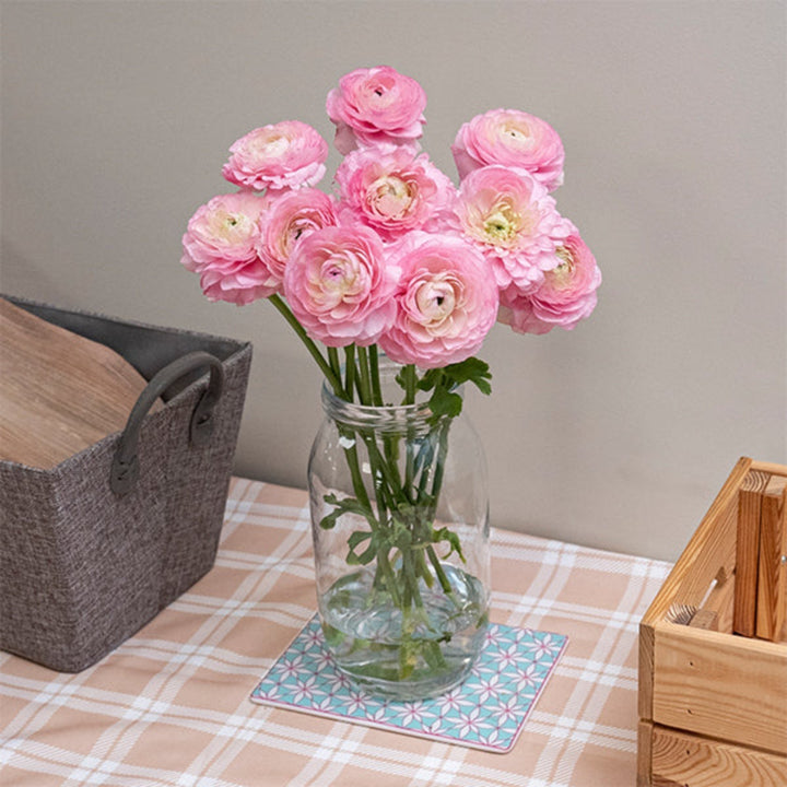 Ranunculus, Pink, 10 Stems - Sharbatly.Club