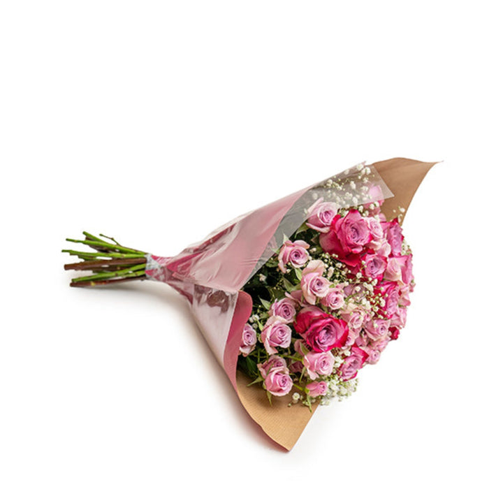 Colorful roses bouquet featuring 23 purple roses from Mix Flower Bouquet, arranged in a luxurious floral display.