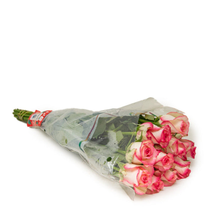 Bouquet of 10 fresh red roses from Salimia by SQ Flora Kenya, arranged in a natural floral display.