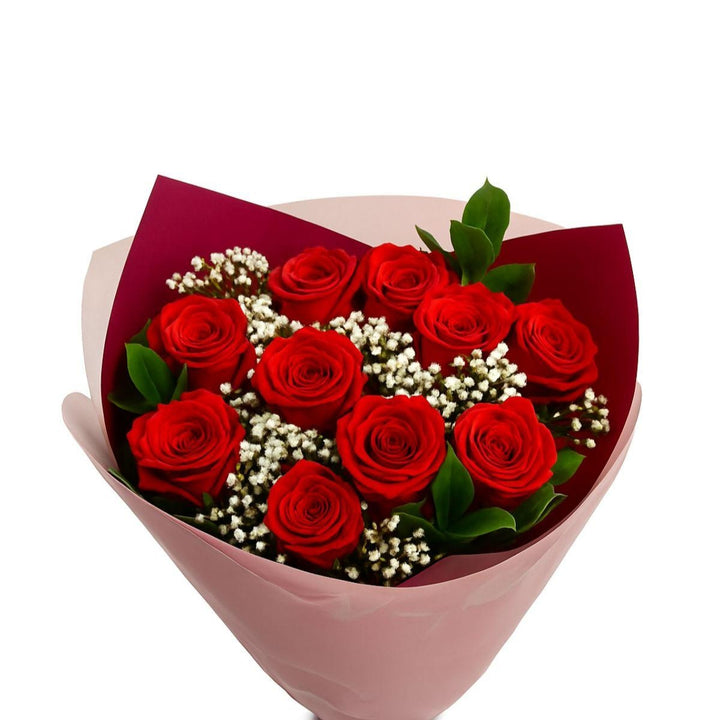 Colorful Mix Flower Bouquet with 16 stems from Ruby Love, featuring vibrant, fresh blooms arranged in a beautiful bouquet.