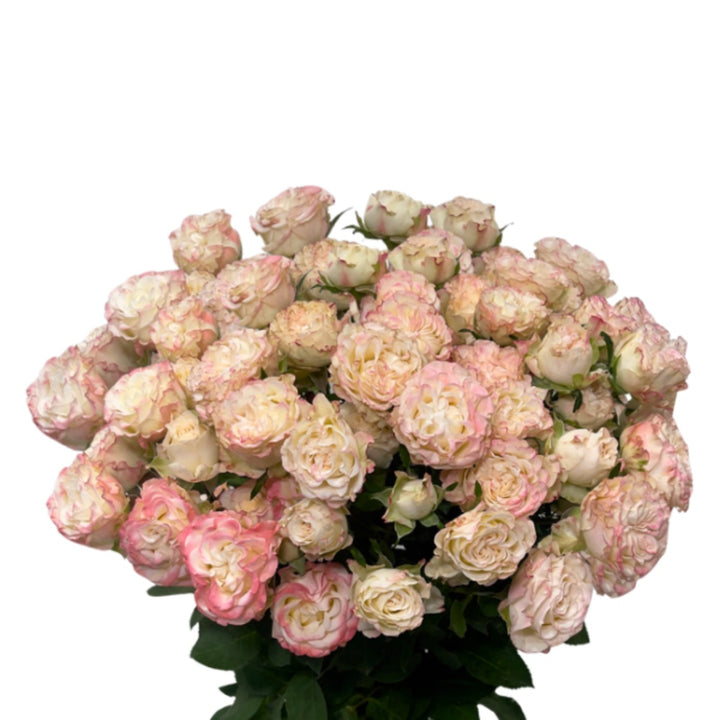 Bouquet of 10 spray roses from Vegpro Kenya, garden-charm flow in a natural arrangement, ideal for home decor.