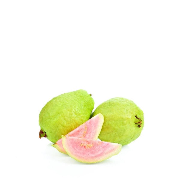 Fresh pink guava fruit from Thailand in a 1 kg pack, showcasing ripe, vibrant pink guavas ready to eat.