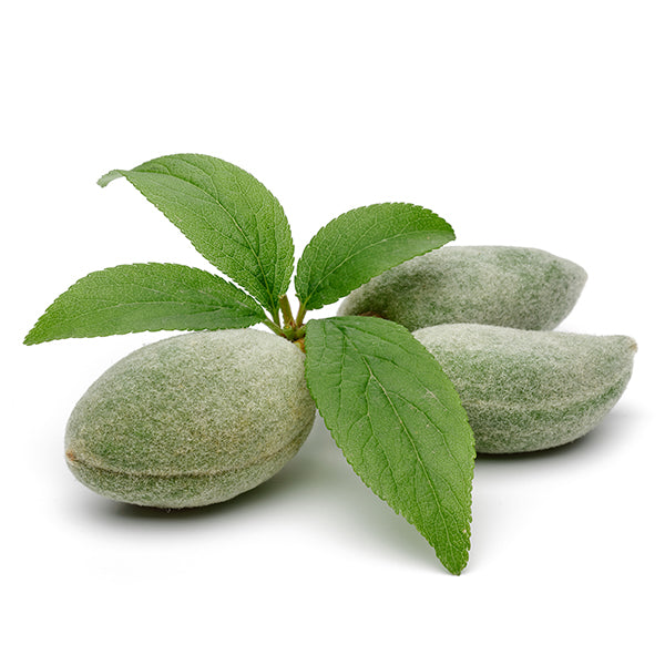 Fresh green almonds in a 0.4 kg pack from Local Market, showcasing whole, natural almonds ready for snacking or cooking.