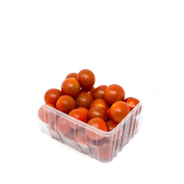 Fresh cherry tomatoes from Sharbatly, round and vibrant, packed in a 0.25 kg vegetable pack, ready for salads and cooking.