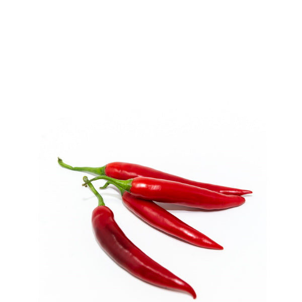 Fresh red cayenne pepper chili vegetables in 0.25 kg pack from Local Market, vibrant and spicy for cooking.