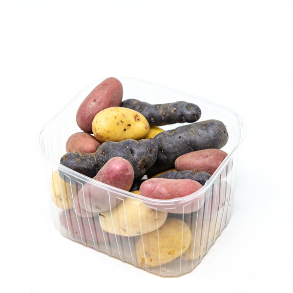 Holland baby potato mix in a 1 kg pack, fresh and small-sized vegetable potatoes with smooth skin and natural appearance.