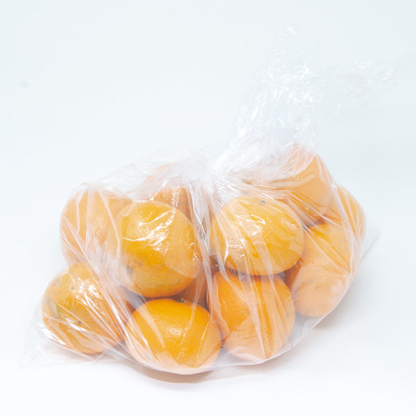 Fresh Kinnow mandarins from Sharbatly in a 2 kg bag, showcasing bright orange citrus fruits on a white background.