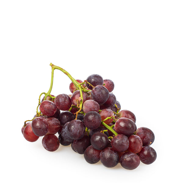Red seedless grapes from Sharbatly in a 1.5 kg pack, showcasing fresh, plump, and vibrant fruit ready to eat.