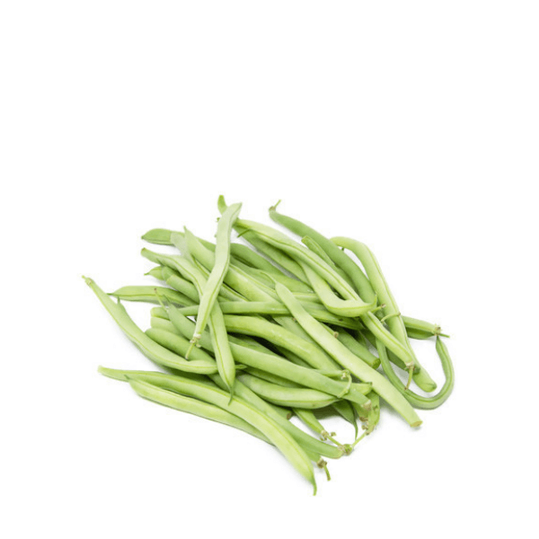 Fresh green bobby beans from Local Market in a 0.5 kg pack, showing vibrant, crisp vegetables ready for cooking.