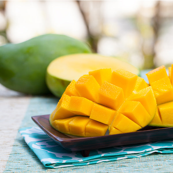 Fresh Zebda mangos from Sharbatly in a 3 kg carton, showcasing ripe, vibrant yellow fruits ideal for eating or cooking.