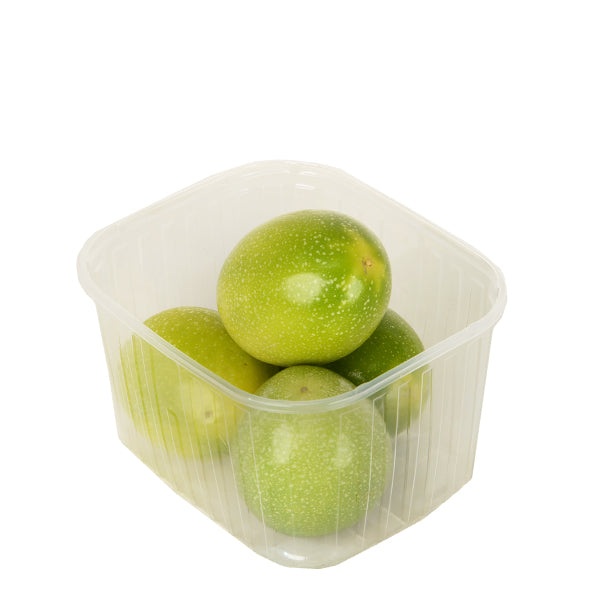 Yellow maracuya fruit from Holland in a 0.5 kg pack, showcasing vibrant yellow passion fruit with textured skin.