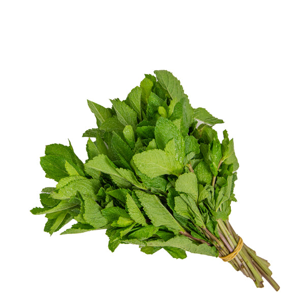 Fresh mint and peppermint bunch from Local Market, 0.10 kg, showcasing vibrant green herb leaves.