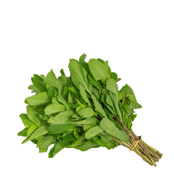 Fresh mint and peppermint herb bunch from Local Market, 0.10 kg, vibrant green leaves ideal for cooking and herbal tea.