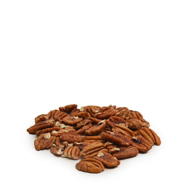 All-natural pecans from Fresh Nuts in a 0.25 kg pack, showcasing whole, roasted pecans on a neutral background.