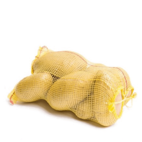 Fresh local potatoes in a 1.6 kg bag from Local Market, showcasing clean, unpeeled potatoes with earthy skin.