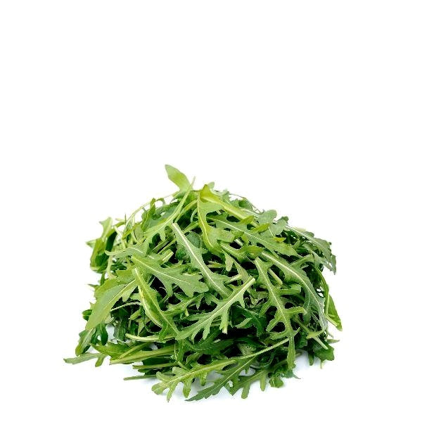 Fresh Holland wild rocket vegetable in a 0.125 kg pack, vibrant green leafy vegetable for salads and dishes.