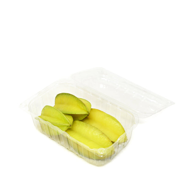 Fresh Holland starfruit (carambola) in a 400g pack, showcasing its vibrant yellow-green color and distinct star shape.