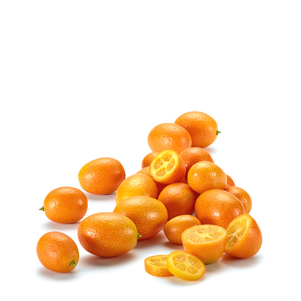 Holland Meiwa kumquats, 0.4 kg pack, fresh citrus fruit with bright orange skin and small, oval shape.