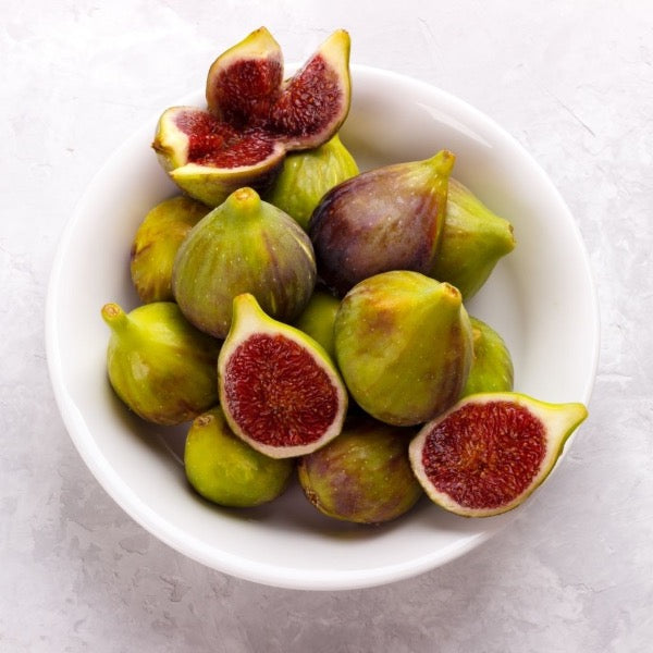 Fresh brown figs in a 0.5 kg pack from Local Market, showcasing ripe, plump figs with textured skin.