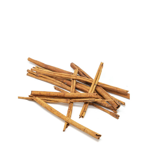 Cinnamon sticks herb in a 0.125 kg pack from Local Market, showing whole aromatic cinnamon sticks on a natural background.
