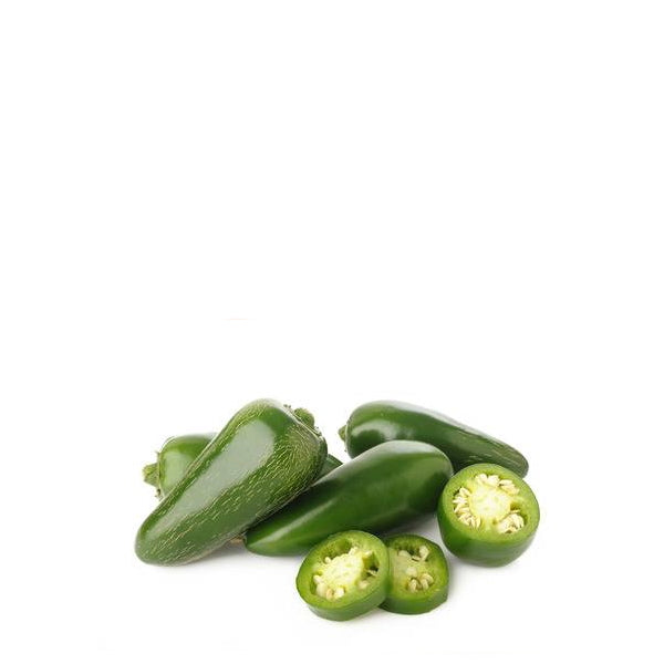 Fresh green jalapeno peppers from Holland, 0.25 kg pack, vibrant and crisp, ideal for cooking and adding spice to dishes.