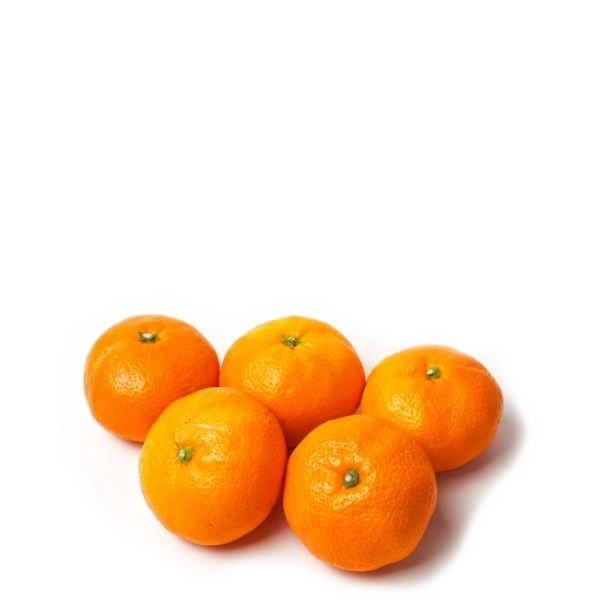 Fresh Sharbatly Kinnow mandarins in a 2 kg bag, showcasing bright orange citrus fruit with smooth, shiny skins.