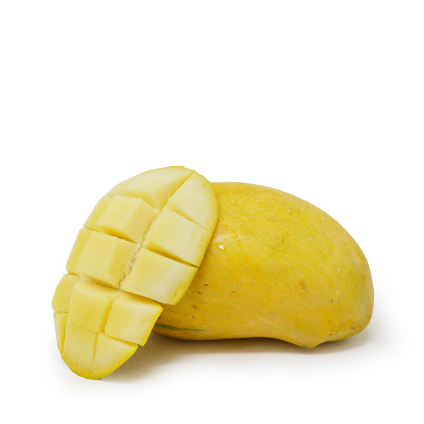 Fresh Chaunsa mangoes in a 2.5kg carton from Local Market, showcasing ripe, juicy yellow mangoes ready to enjoy.