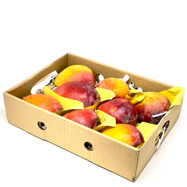 Fresh Mango Qalbaltor fruit for juice, 3 kg bag by Sharbatly, showing ripe mangoes with vibrant yellow skin.