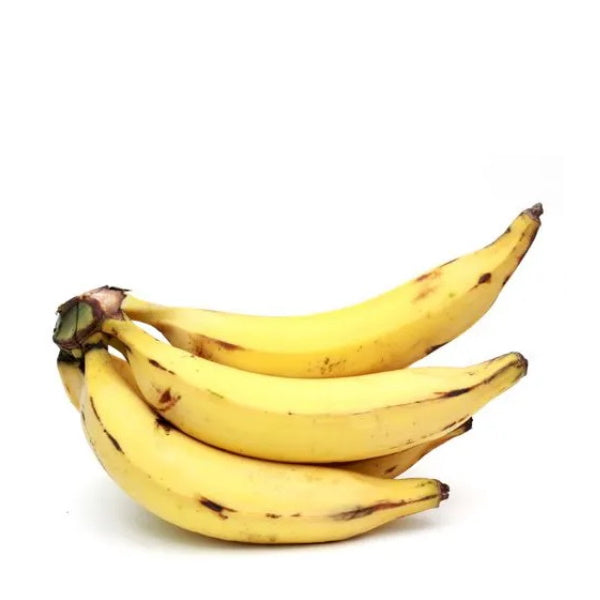 Fresh Nendran Kerala bananas from Local Market, 1 kg bunch of ripe, yellow Indian fruit on a natural setting.